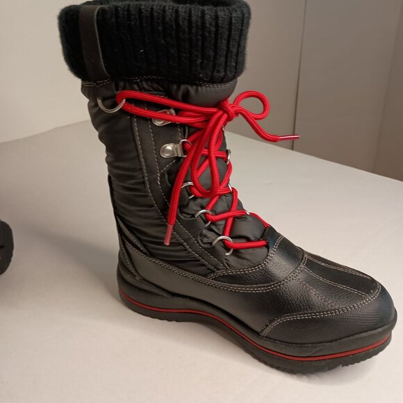 Cougar Canada Storm Como Black Winter Boots Insulated Waterproof Women’s Size 6 - Picture 7 of 16